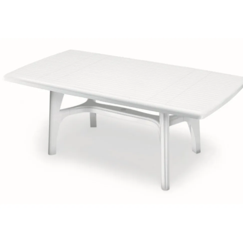 Tavolo President 180 Di Scab. Realizzato In Italia In Tecnopolimero Per L'Outdoor.