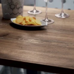 Tavolo Quadrato Per Bar E Ristoranti Con Base In Inox, Misu80X80 E 90X90