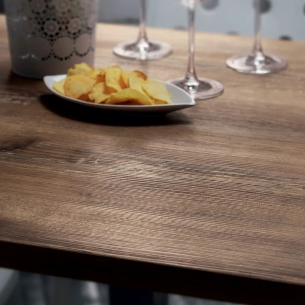 Tavolo Quadrato Per Bar E Ristoranti Con Base In Inox, Misu80X80 E 90X90