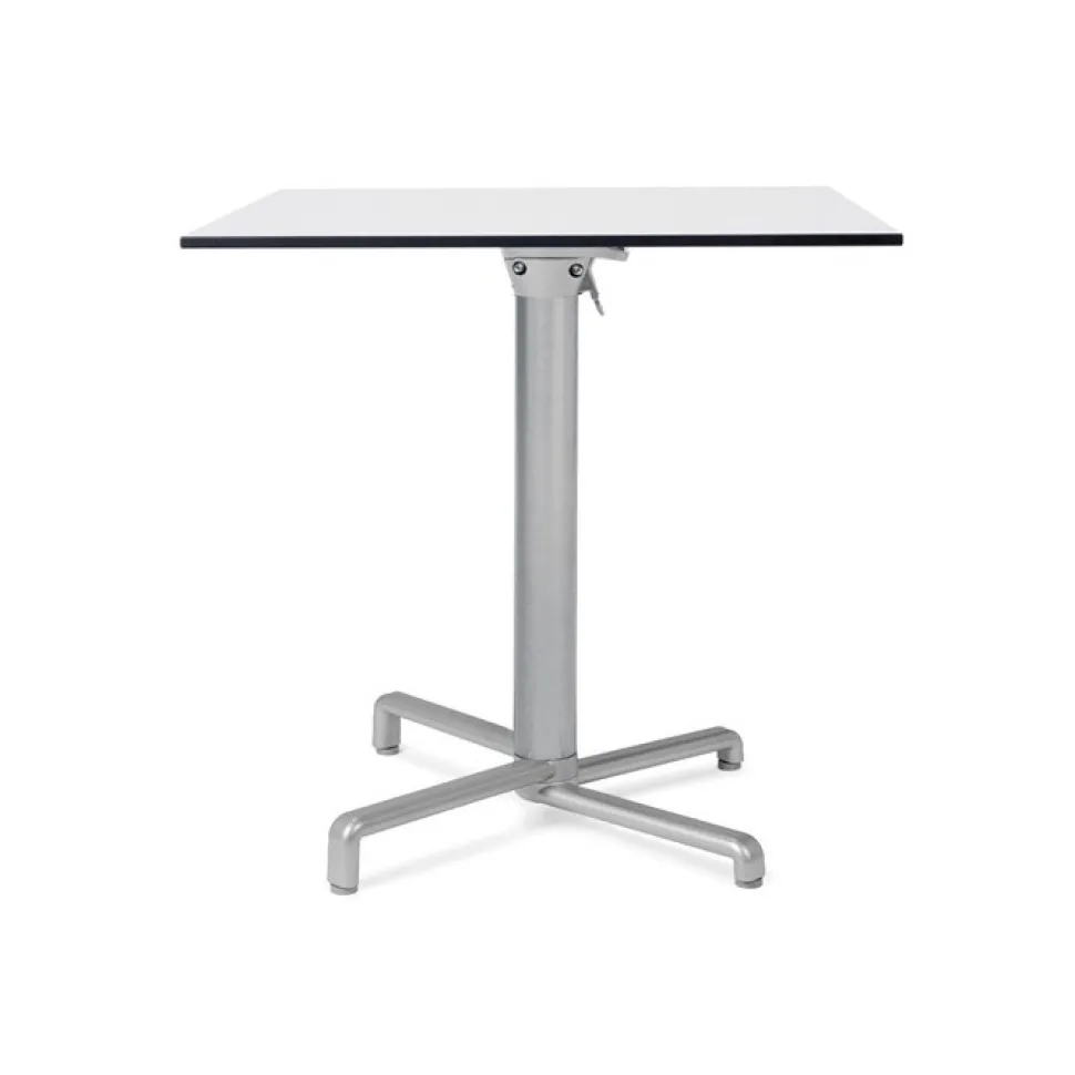 Tavolo Quadrato Per Esterni Impilabile E Ribaltabile