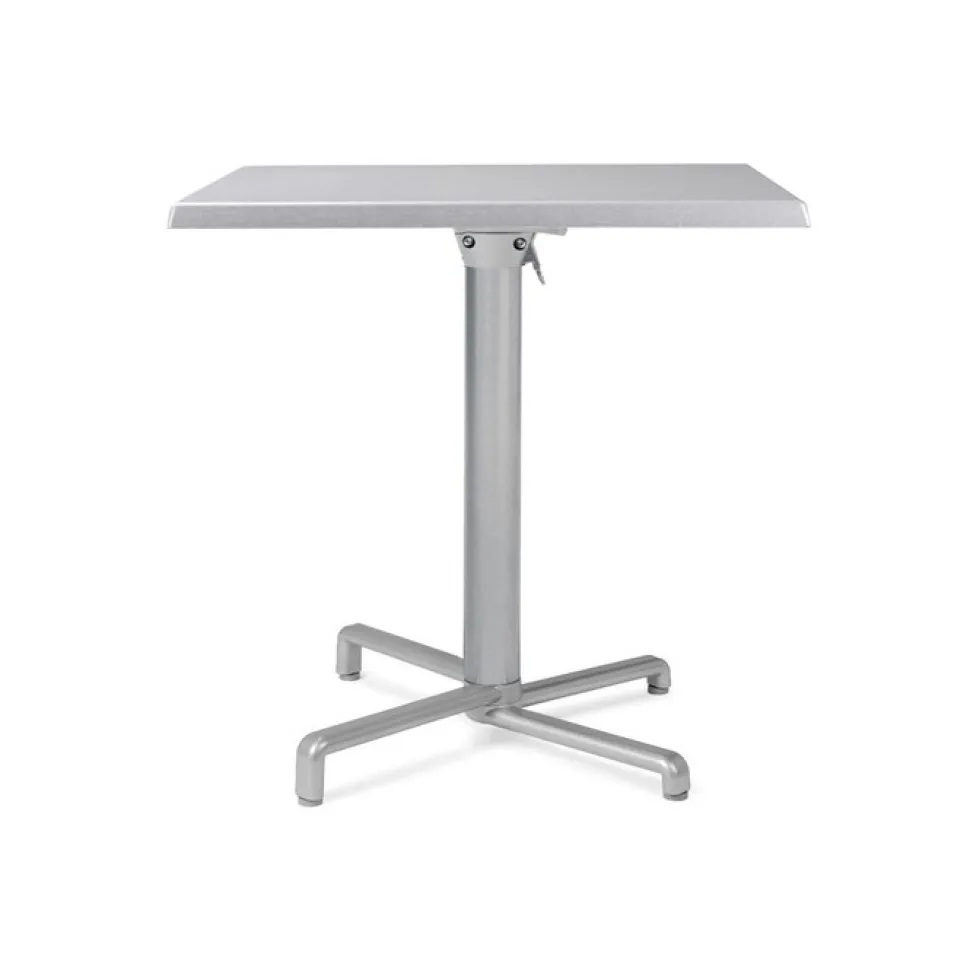 Tavolo Quadrato Per Esterni Impilabile E Ribaltabile