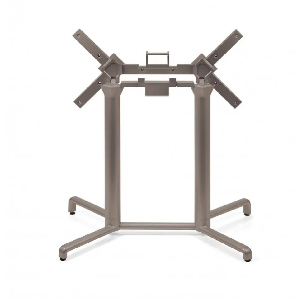 Tavolo Rettangolare Scudo Double Per Esterni Impilabile E Ribaltabile