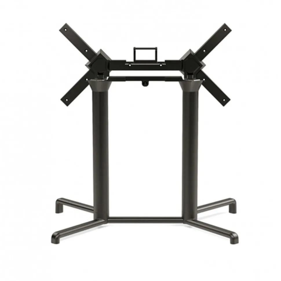 Tavolo Rettangolare Scudo Double Per Esterni Impilabile E Ribaltabile