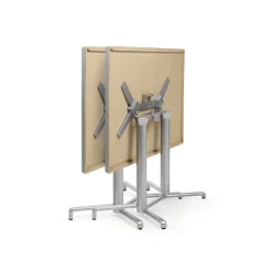 Tavolo Rettangolare Scudo Double Per Esterni Impilabile E Ribaltabile