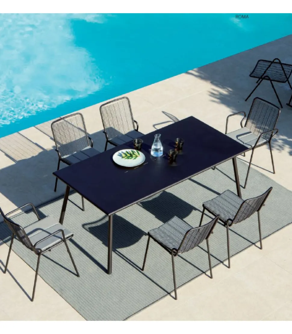 Tavolo Roma Ta In Metallo Verniciato.