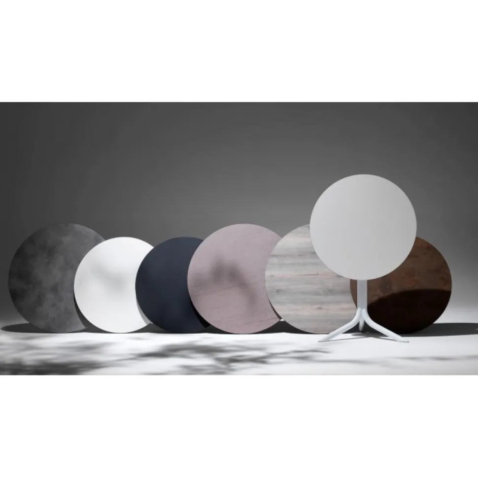 Tavolo Rotondo Flute Per Esterni E Ribaltabile