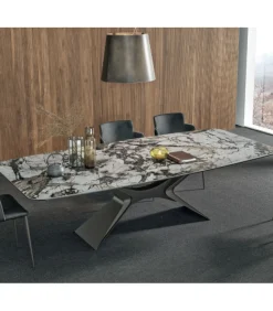 Tavolo Sail, Allungabile Fino A 100 Cm.