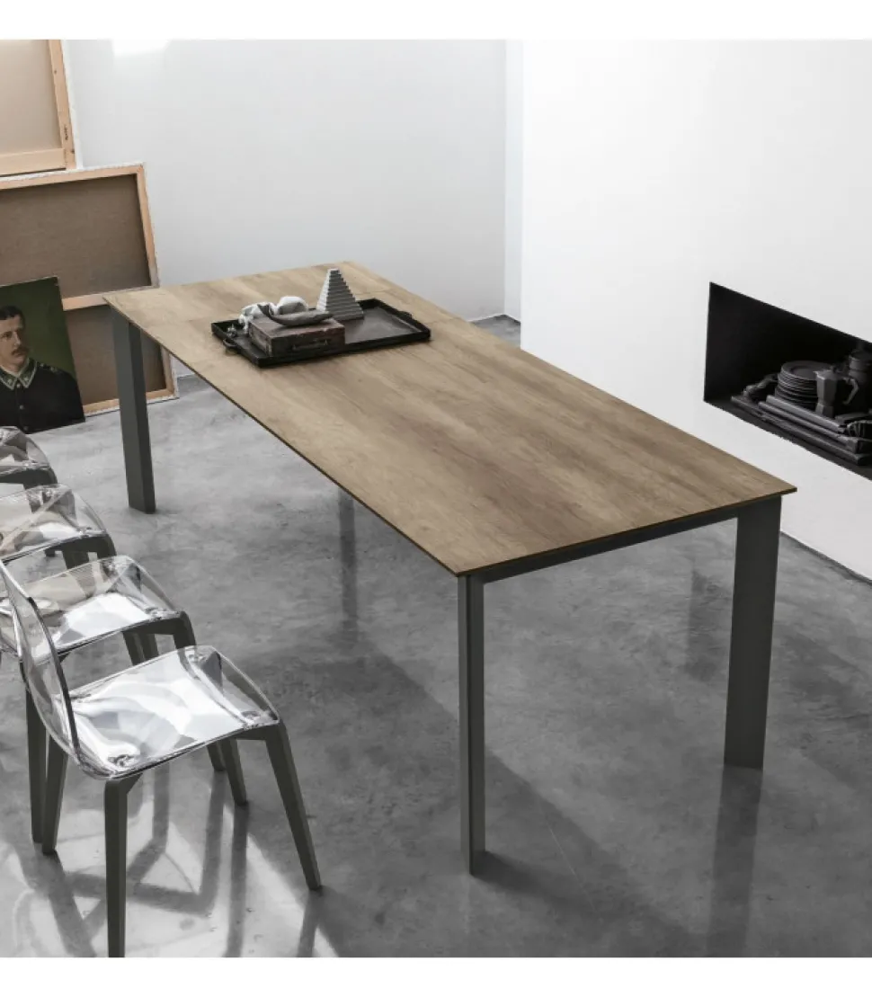 Tavolo Saturno 130 Allungabile.