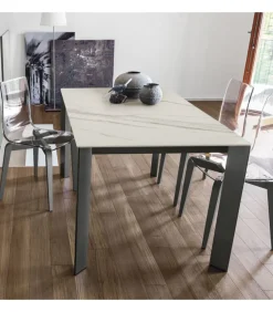 Tavolo Saturno 160 Con Allunghe Laterali.