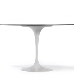 Tavolo Saturno Con Piano Rotondo In Compactop.