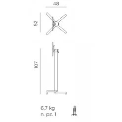 Tavolo Scudo High Alto Per Esterni, Per Sgabelli