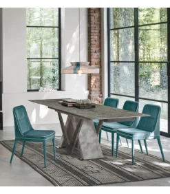 Tavolo Tritone 160 Allungabile Con Struttura In Laminato.