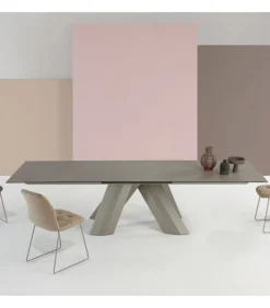 Tavolo Twist Con Allunghe Da Entrambi I Lati.