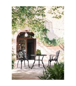 Tavolo Victoria Antracite D80