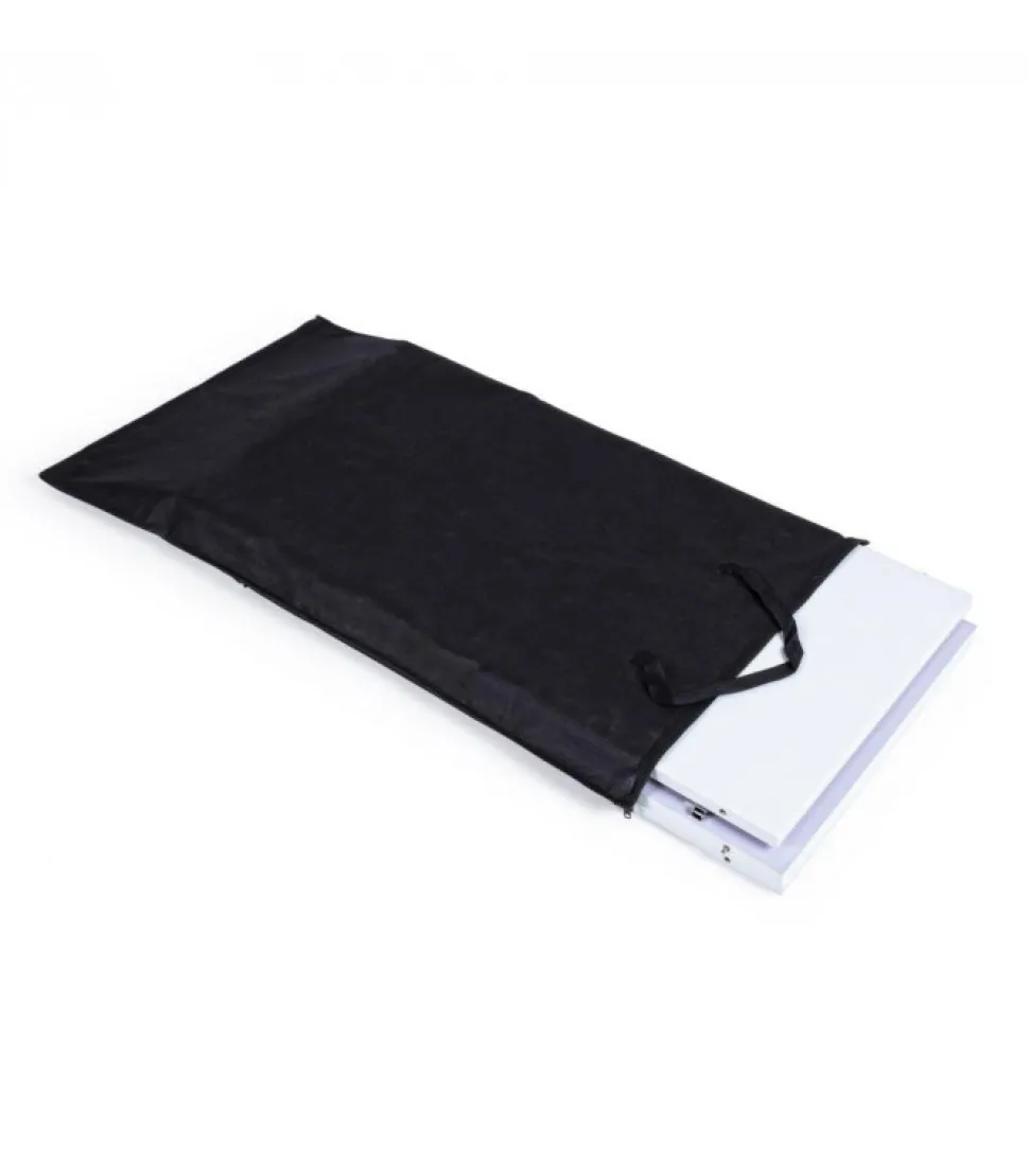 Tavolo-Consolle Daniel Bianco 45/270X90 Struttura In Mdf Laccato Opaco Con Supporto Centrale In Acciaio