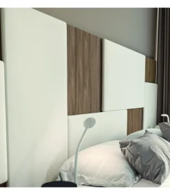 Testiera Hotello Legno E Eco Pelle