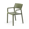Trill, La Sedia Con Braccioli Per Interni Ed Esterni In Polipropilene Rinforzato In Fibra Di Vetro
