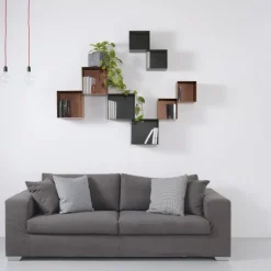 Twin, Il Modulo Pensile Componibile A Giorno In Metallo