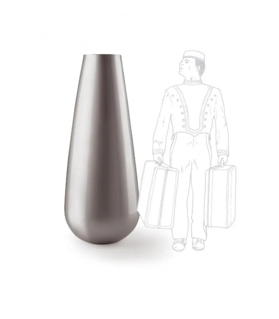 Vaso Arredo In Polietilene Per Outdoor, Disponibile Con Luce A Led Fredda, Naturale O Rgb.