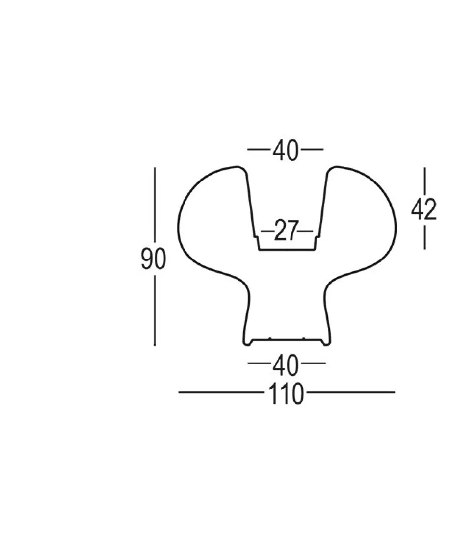 Vaso D'Arredo Boyo In Polietilene Per Outdoor, Realizzato Interamente In Italia Da Plust.