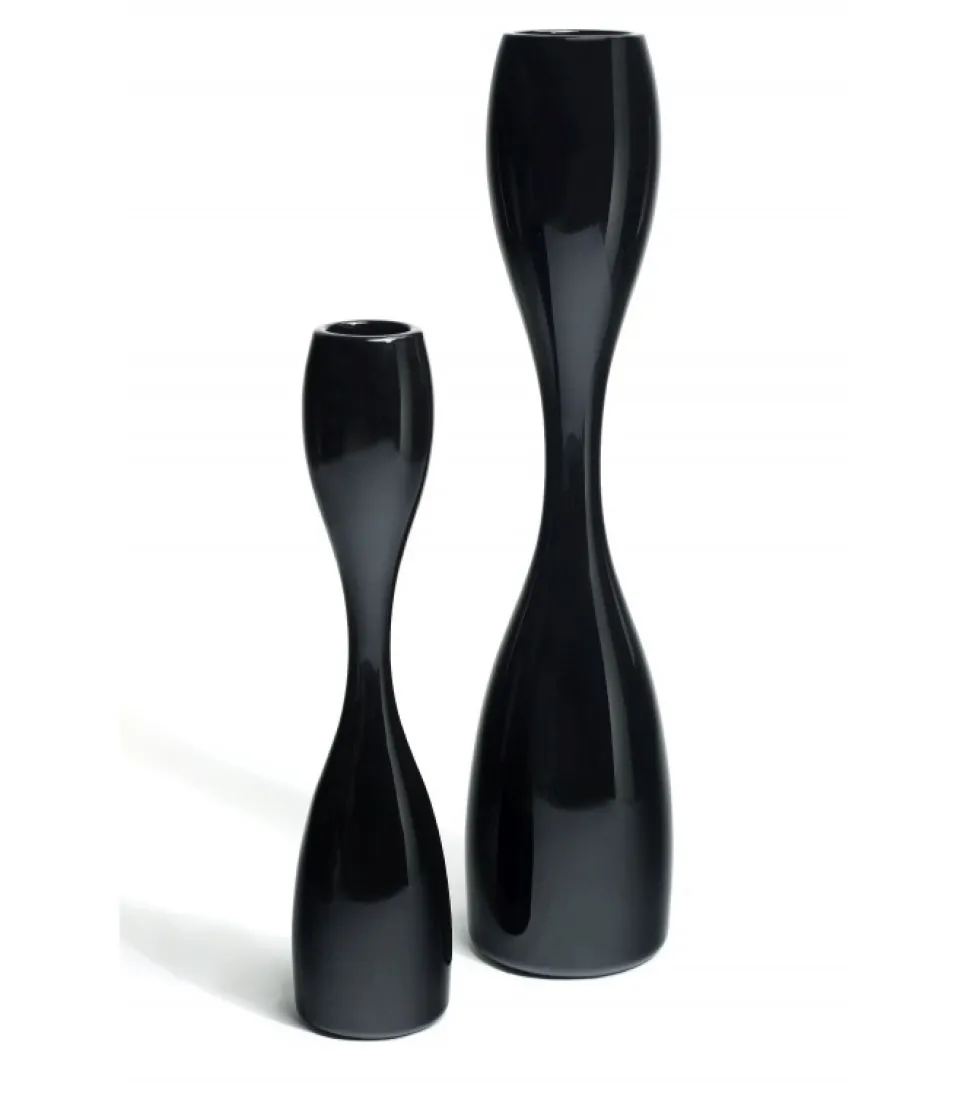 Vaso D'Arredo In Polietilene, Per Indoor E Outdoor. Disponibile Nelle Finiture Bianca E Nera.