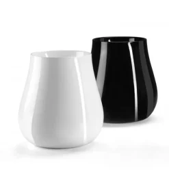 Vaso Drop Di Plust, Accessoriabile Di Luce A Led E Kit Di Fissaggio A Terra.