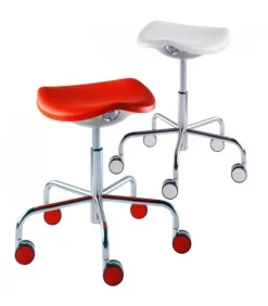 Welcome Lo Sgabello Su Ruote Di Rexite Con Seduta A Sella
