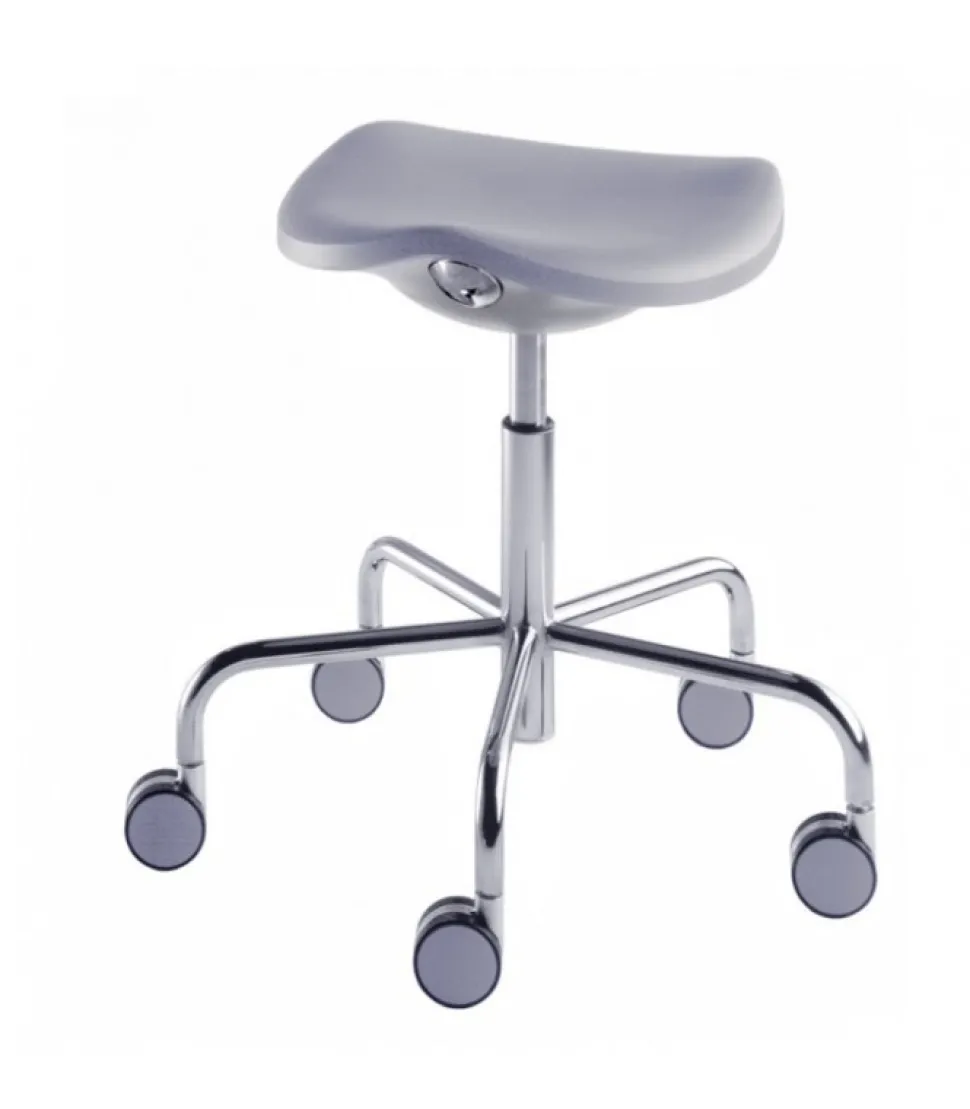 Welcome Lo Sgabello Su Ruote Di Rexite Con Seduta A Sella