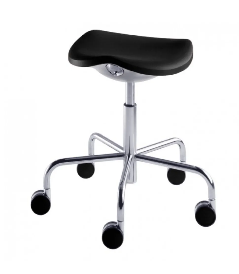 Welcome Lo Sgabello Su Ruote Di Rexite Con Seduta A Sella